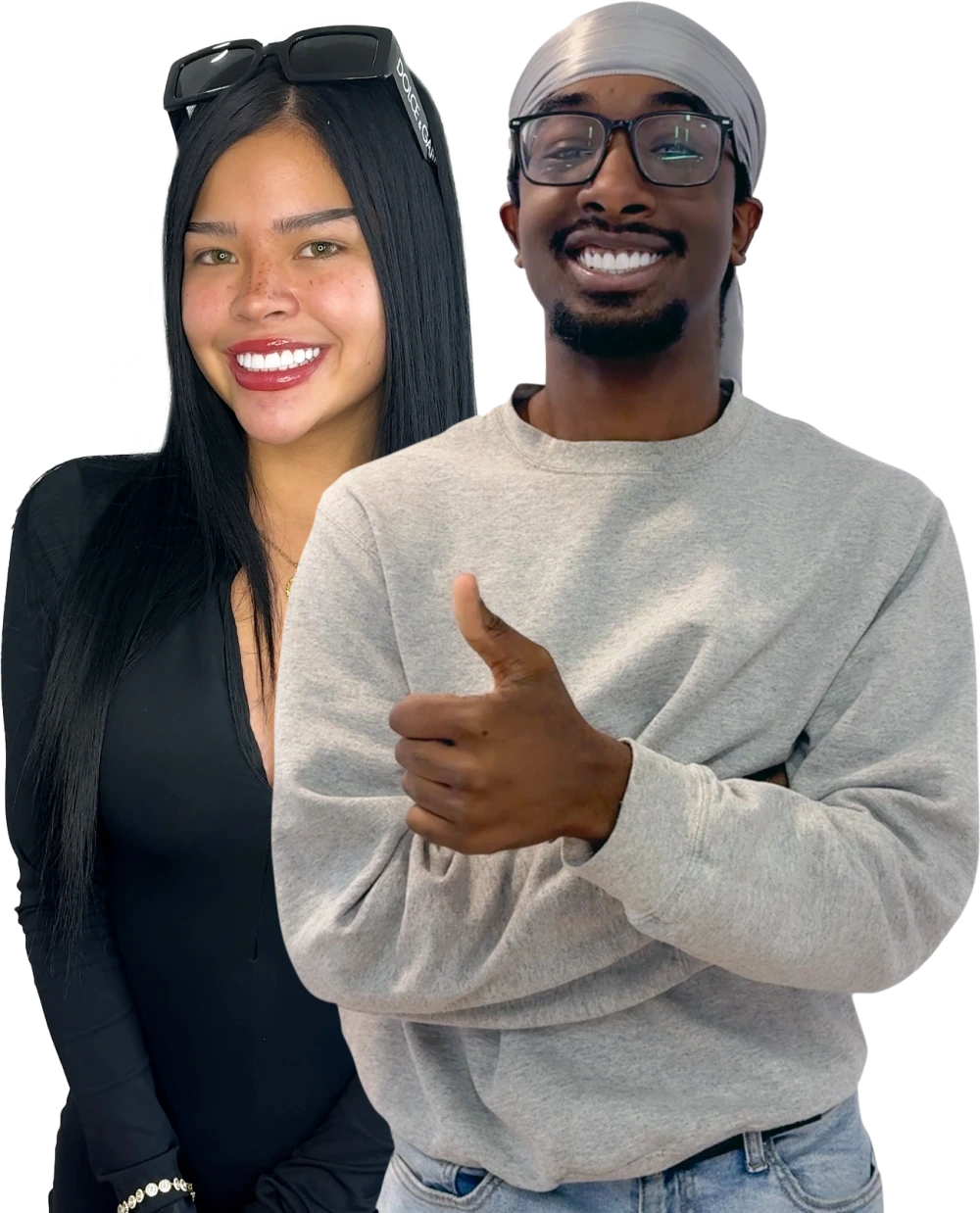 People smiling